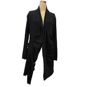 Jersey knit cardigan jacket